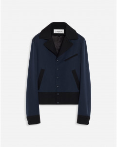 CONTRASTED BUTTONED JACKET