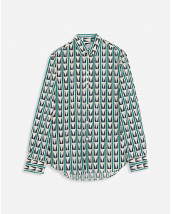 SHIRT PRINTED WITH ART DECO-INSPIRED TRIANGLES 