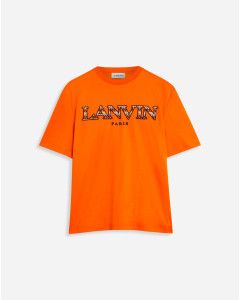 经典镶边LOGO绣花T恤