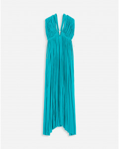 LONG PLEATED DRESS