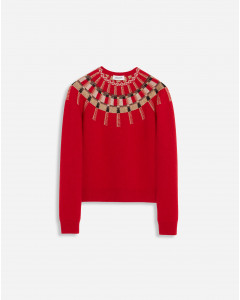 FAIRISLE JUMPER IN CASHMERE WOOL
