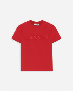 T-SHIRT WITH LANVIN PARIS EMBROIDERY