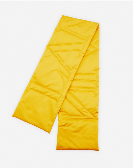 LANVIN SATIN QUILTED SCARF