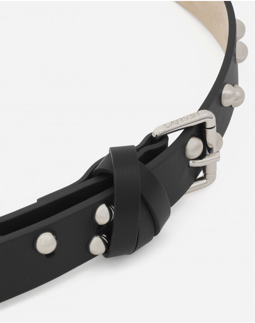 LEATHER STUDDED BELT
