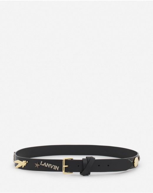 LANVIN x FUTURE LEATHER BELT WITH PINS