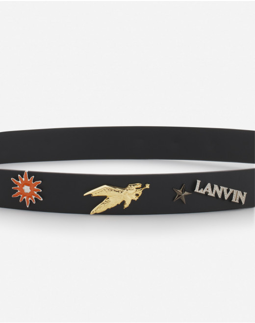 LANVIN x FUTURE LEATHER BELT WITH PINS
