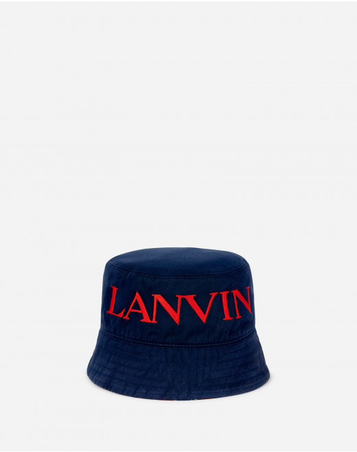 REVERSIBLE LANVIN BUCKET HAT 