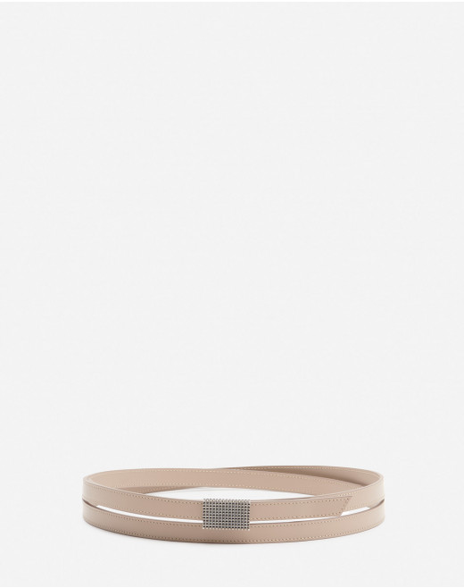 DOUBLE CONCERTO LEATHER BELT