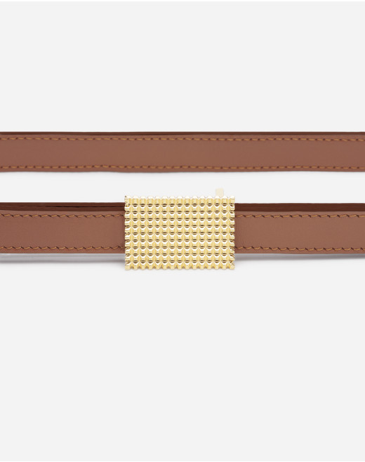 DOUBLE CONCERTO LEATHER BELT