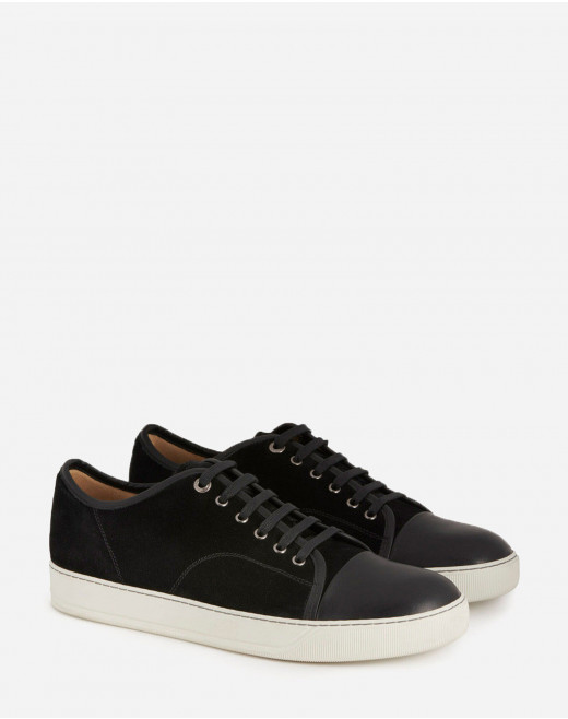 DBB1 SUEDE AND LEATHER SNEAKERS