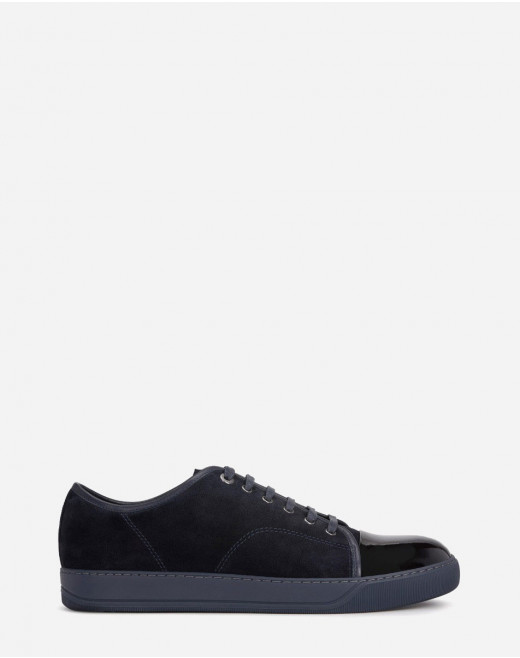 DBB1 SUEDE AND PATENT LEATHER SNEAKERS