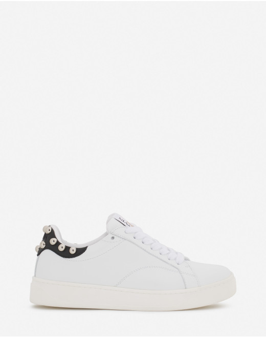 STUDDED LEATHER DDBO SNEAKERS