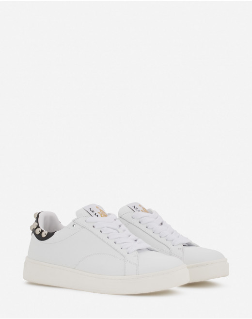 STUDDED LEATHER DDBO SNEAKERS