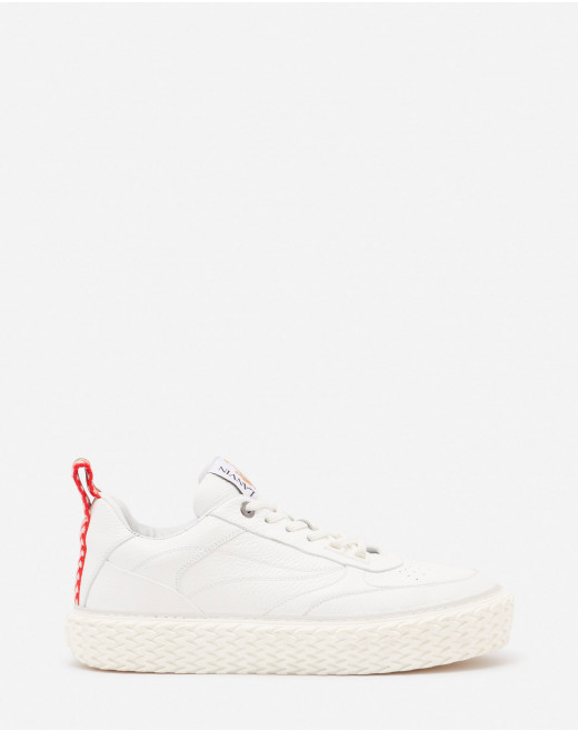 CURBIES LOW-TOP SNEAKERS IN GRAINED LEATHER