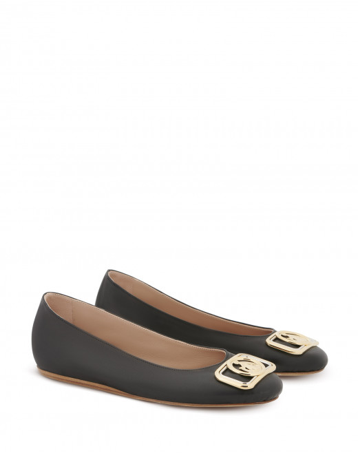 BALLERINES SWAN EN CUIR NAPPA
