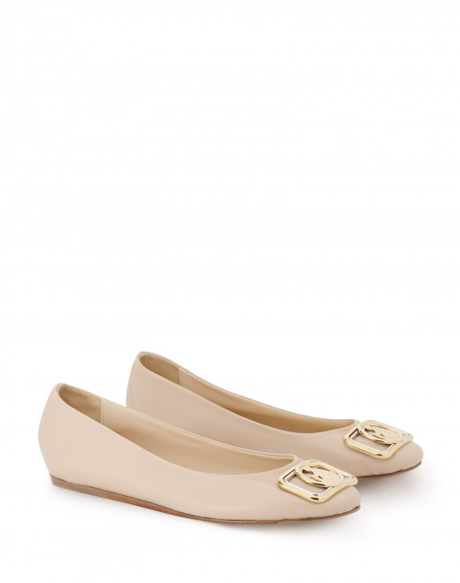 BALLERINES SWAN EN CUIR NAPPA