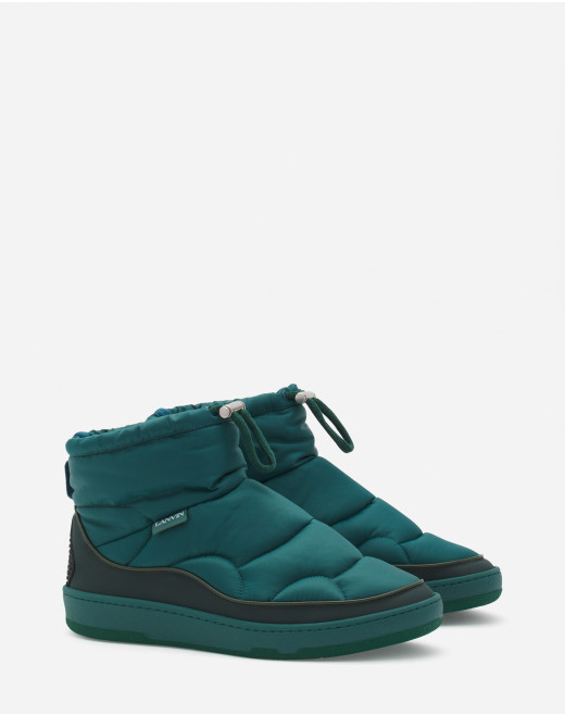 CURB SNOW NYLON ANKLE BOOTS