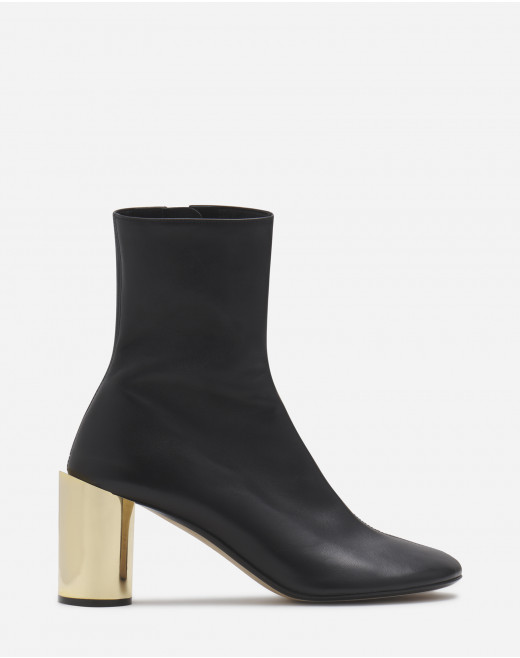 BOTTINES SEQUENCE BY LANVIN EN CUIR A TALONS EPAIS