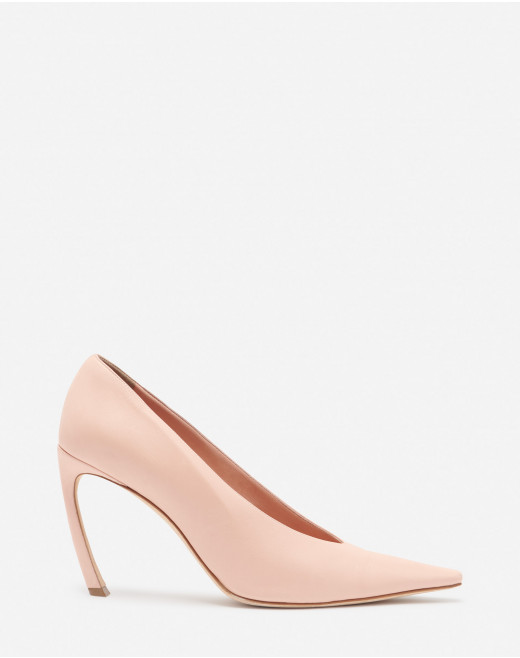 LEATHER SWING PUMPS