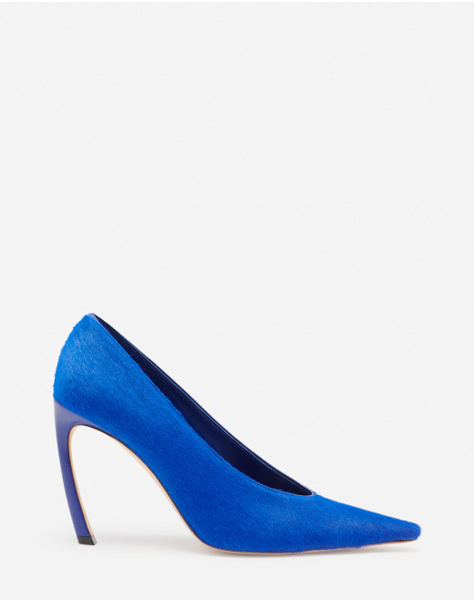 SWING PUMPS IN PONY EFFECT LEATHER