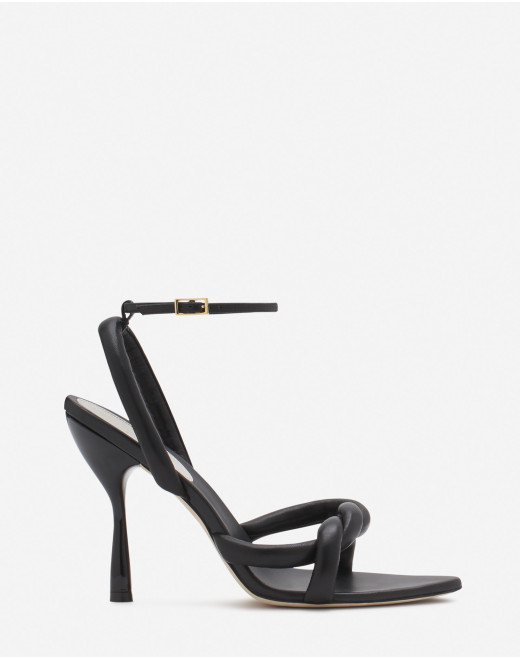 RYTHMS BY LANVIN LEATHER SANDALS