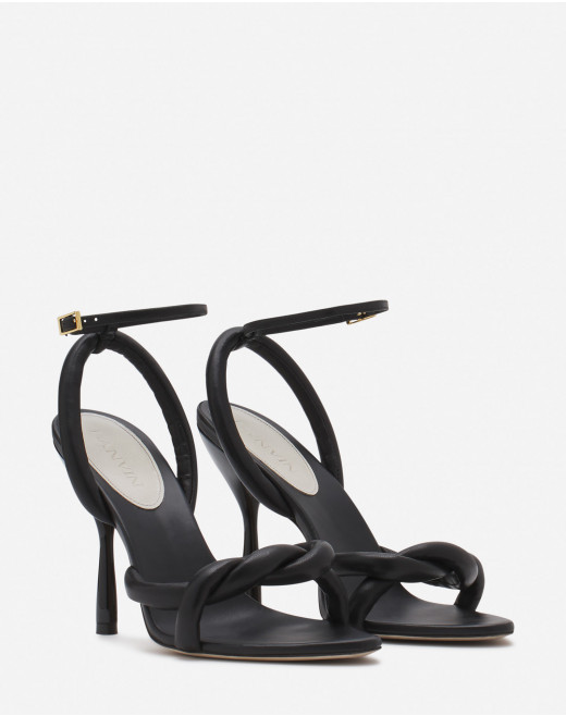 RYTHMS BY LANVIN LEATHER SANDALS