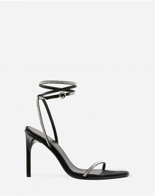 Arpège rhinestone sandals