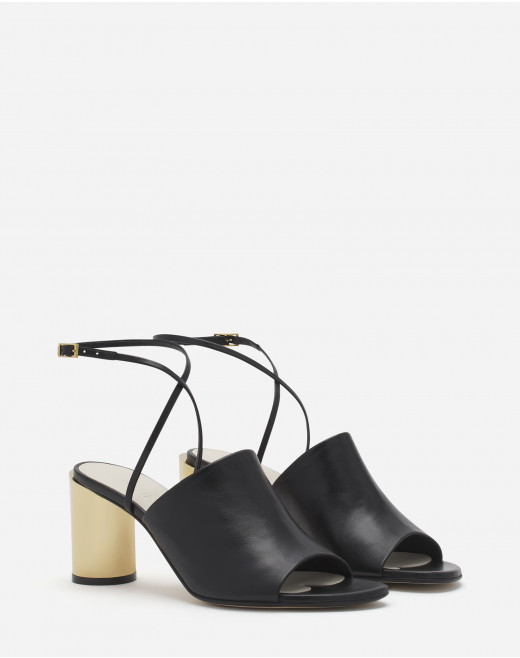 SANDALES SEQUENCE BY LANVIN EN CUIR TALONS ÉPAIS