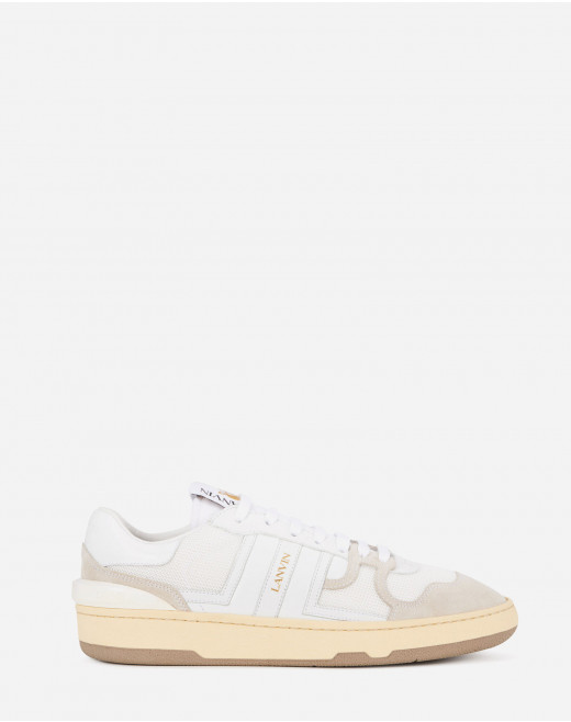LEATHER CLAY LOW-TOP TRAINERS