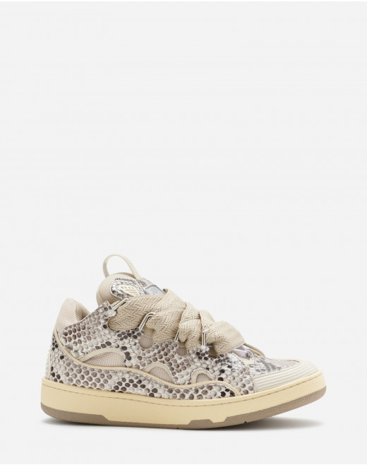 Python print leather Curb sneakers