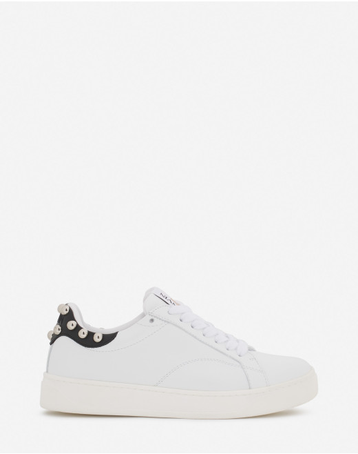 STUDDED LEATHER DDBO SNEAKERS