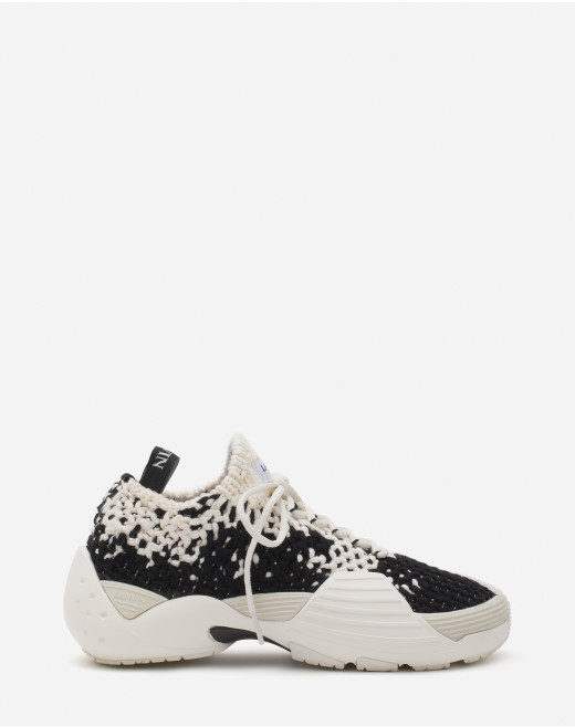COTTON FLASH-KNIT SNEAKERS BY LANVIN