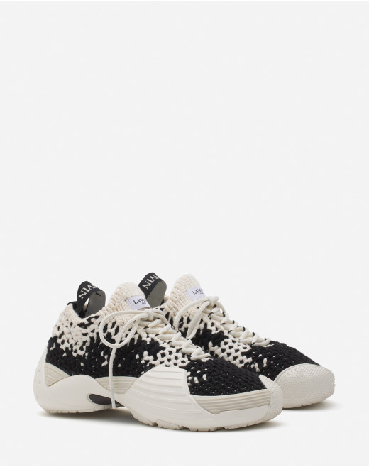 COTTON FLASH-KNIT SNEAKERS BY LANVIN