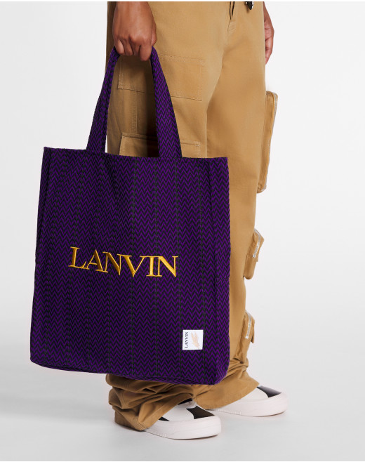 SAC CABAS CURB LANVIN X FUTURE EN COTON