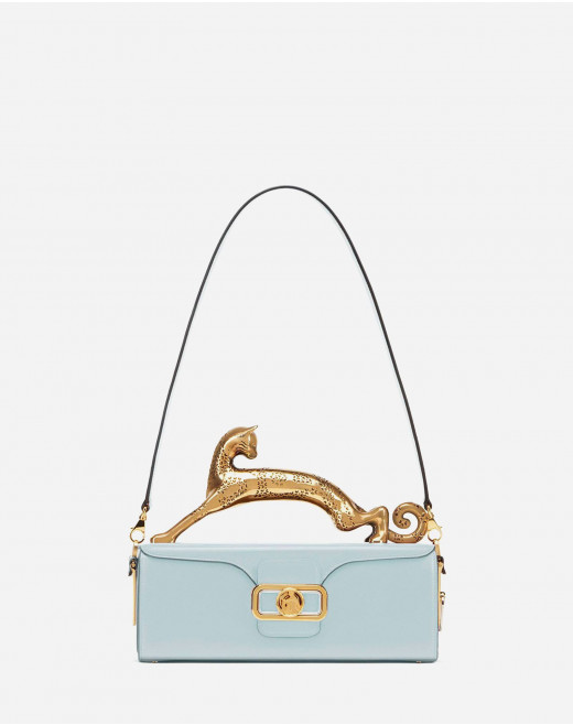 MEDIUM PENCIL CAT LEATHER BAG