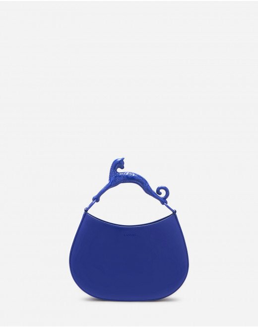 LEATHER PM HOBO CAT BAG