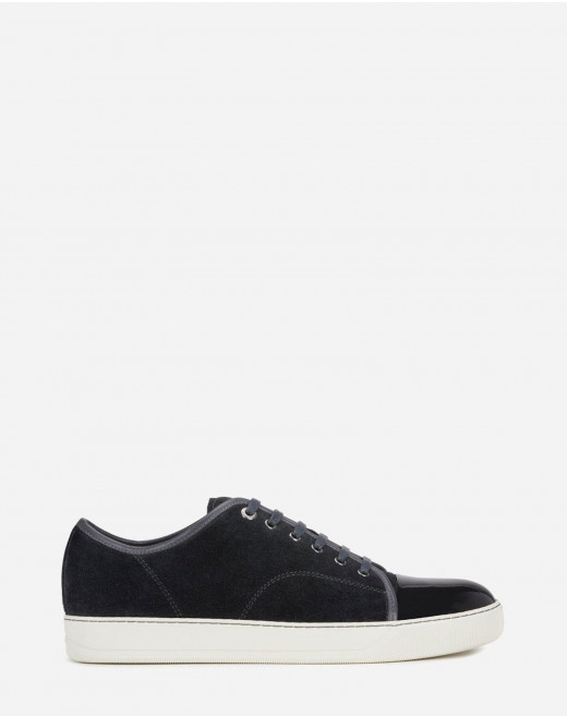 SNEAKERS DBB1 EN SUEDE ET CUIR VERNIS