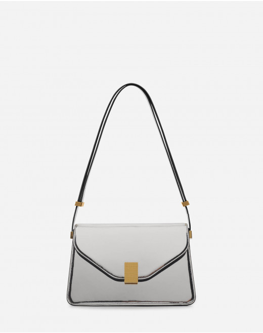  PM CONCERTO BAG IN METALLIC LEATHER