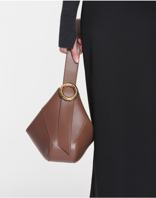 LEATHER MELODIE HOBO BAG