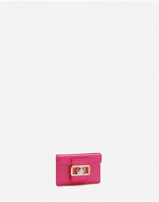 Porte cartes PENCIL en cuir brillant