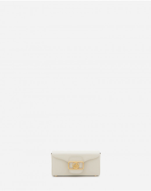 SHINY LEATHER MICRO PENCIL BAG