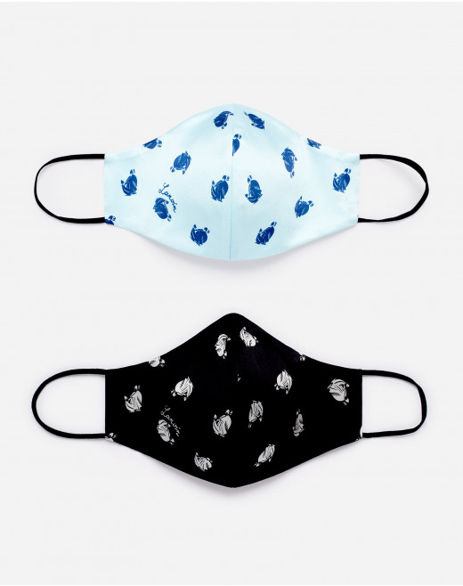 PACK OF 2 MASKS WITH MOTHER AND CHILD PRINT