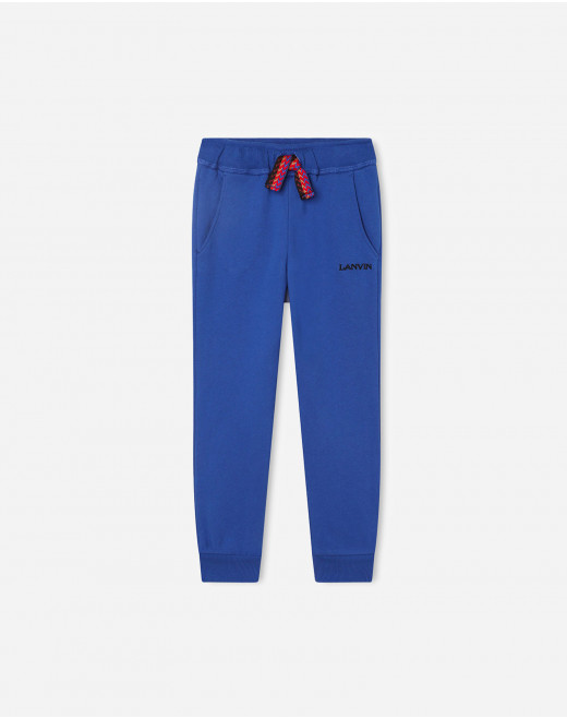 DRAWSTRING FLEECE TROUSERS