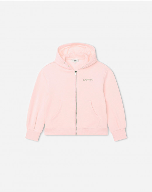 HOODED ZIPPED SWEATSHIRT