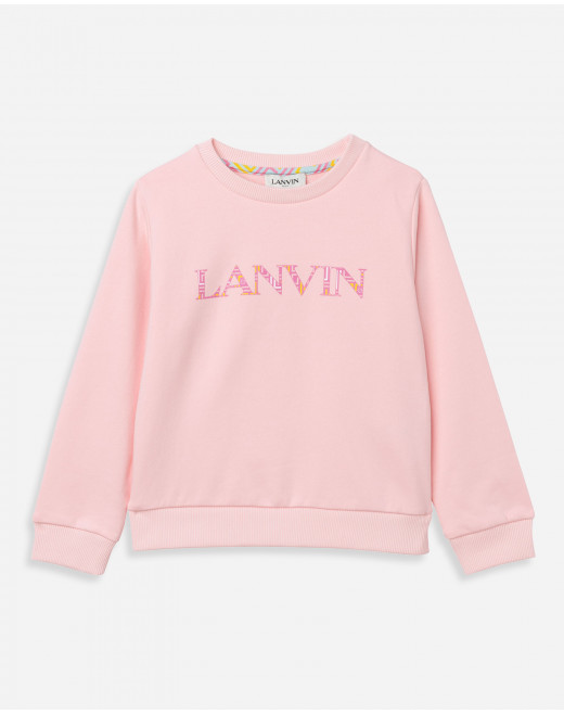 CHILD LANVIN PRINT SWEATSHIRT