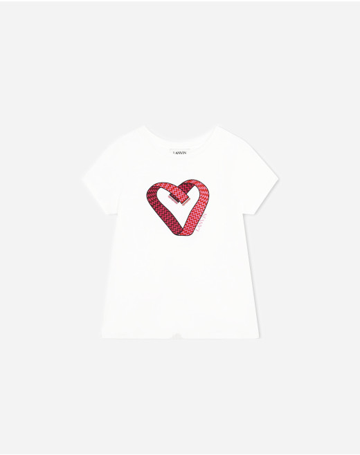LACE-STYLE PRINTED T-SHIRT