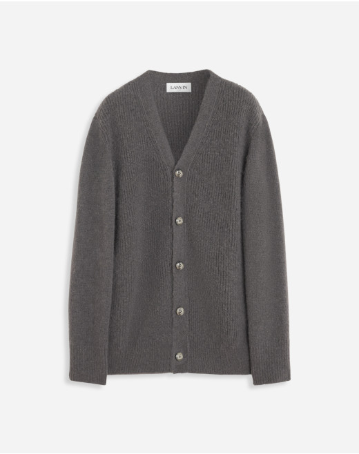 CARDIGAN IN BRUSHED MOHAIR