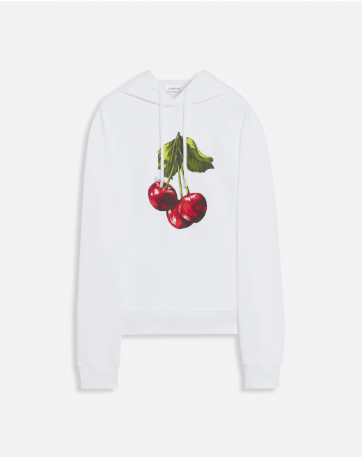 HOODIE WITH CHERRY SCENTED PRINT