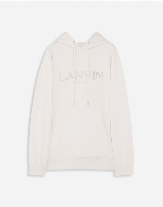 OVERSIZED EMBROIDERED LANVIN PARIS HOODIE