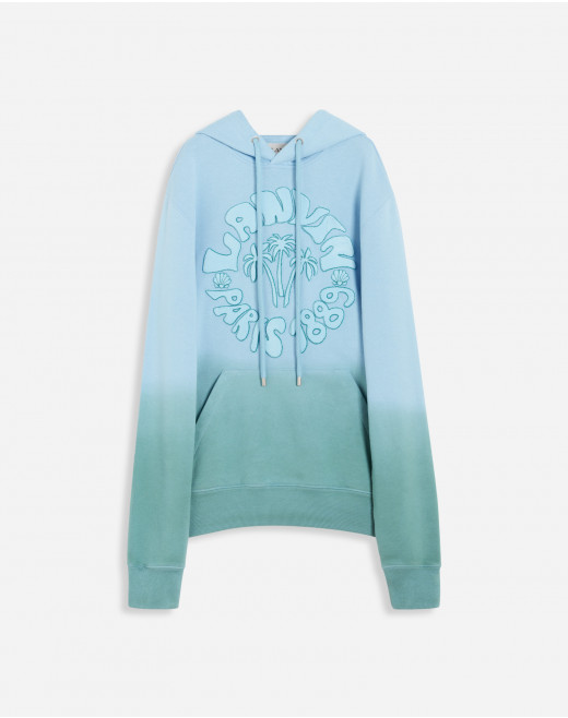 LANVIN WAVE LOGO HOODIE